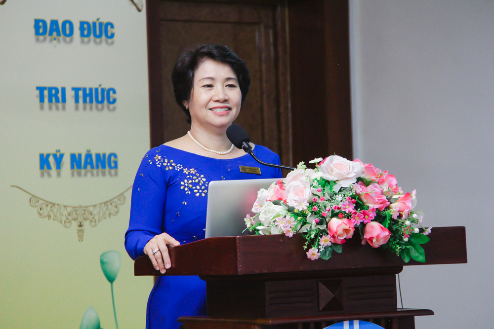 Ms. Nguyen Thi Ly, President of TDC welcomes PSU delegation