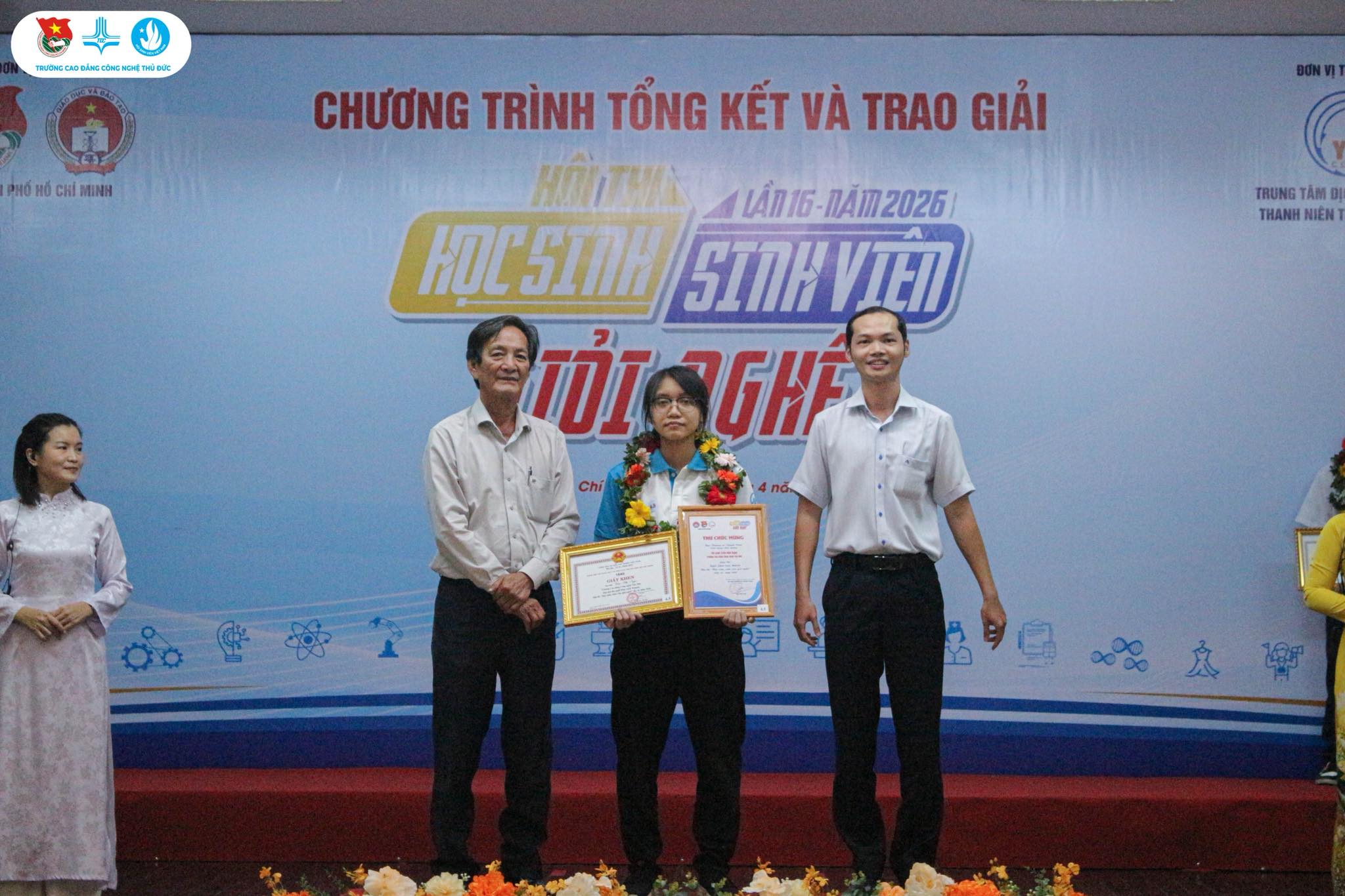 Giải Nhì Nghề Phát triển Website: Sinh viên Trần Như Ngọc