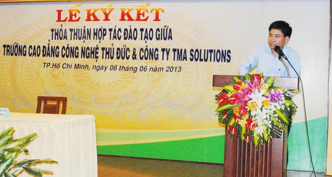 Ông Trần Phúc Hồng_ Phó tổng giám đốc Công ty TMA Solutions