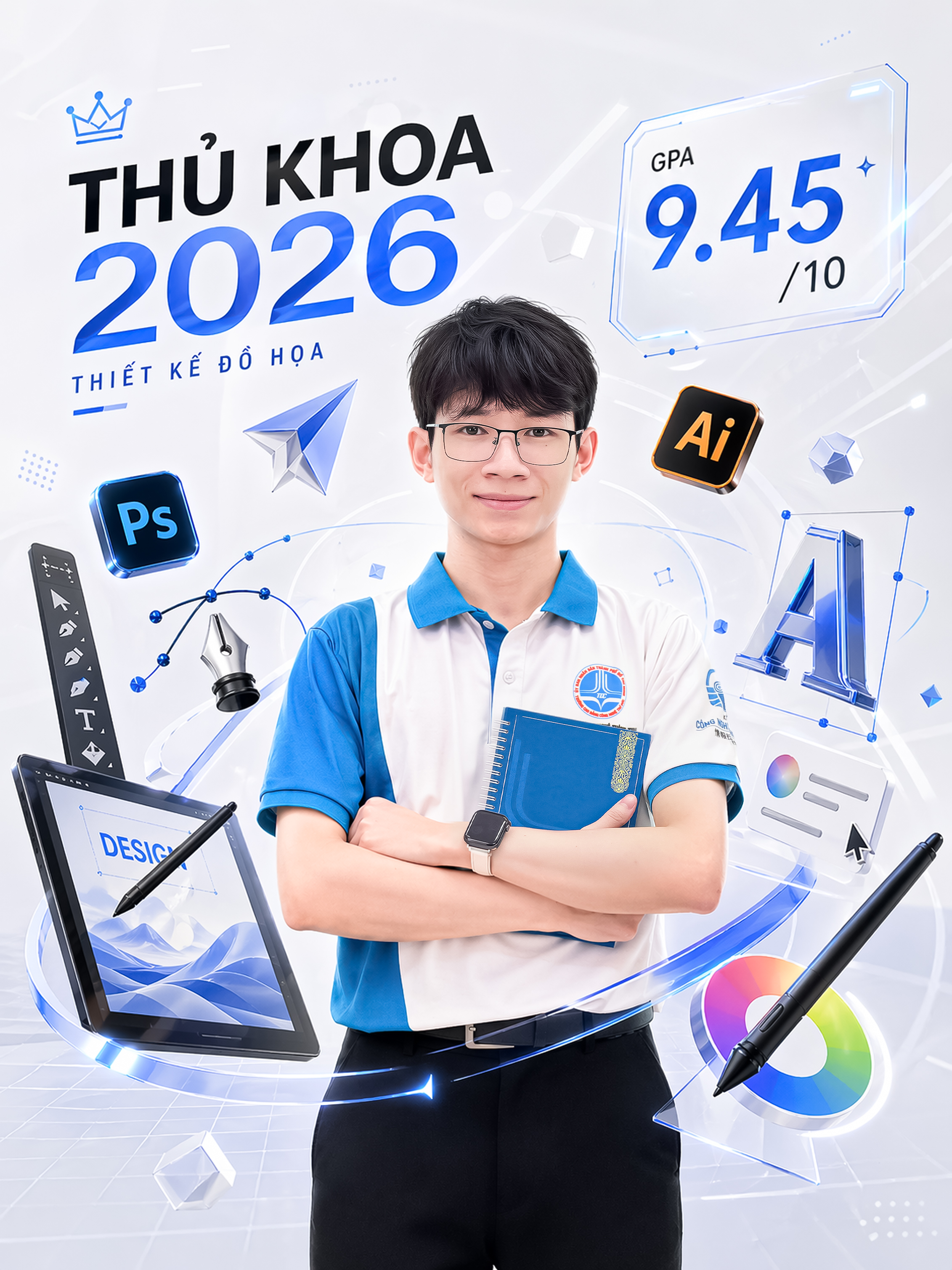 NGUYỄN VĂN TUẤN - THỦ KHOA NGÀNH THIẾT KẾ ĐỒ HỌA (2026)